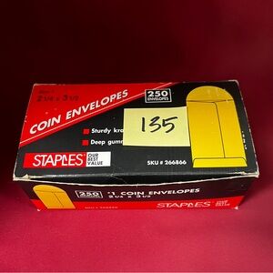Coin Envelopes - Staples